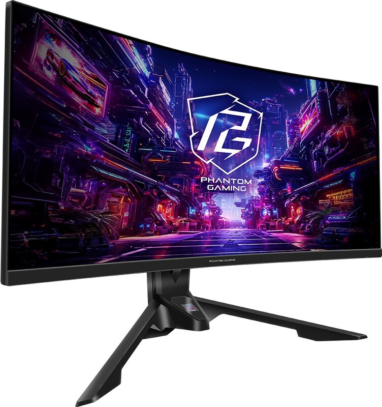 Asrock pgo34qrt3a monitor 34 va 3440 2 orig - ASRock PG34QRT3A 34" Monitor (Black)
