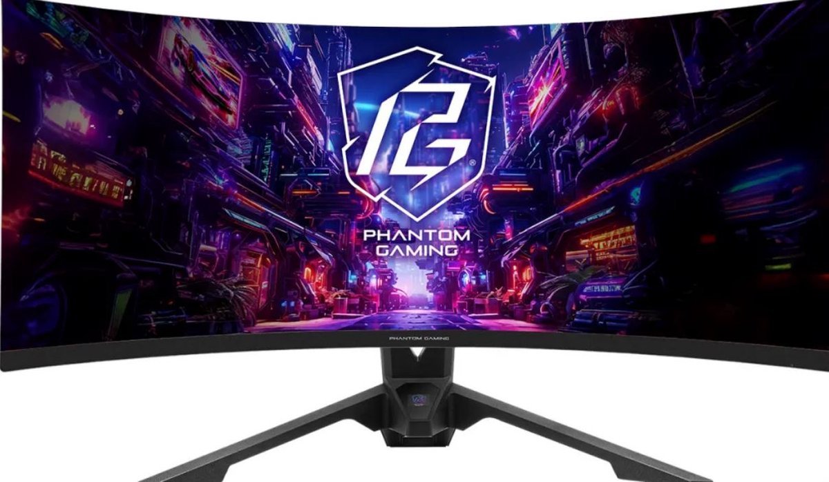 Asrock Pgo34Qrt3A - Gaming Monitor - 34'' - Va - 3440 X 1440 Wqhd - Gebogen