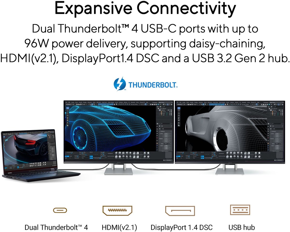 ProArt Display PA32UCDMR-K 31.5" Monitor (Black) - afbeelding 4