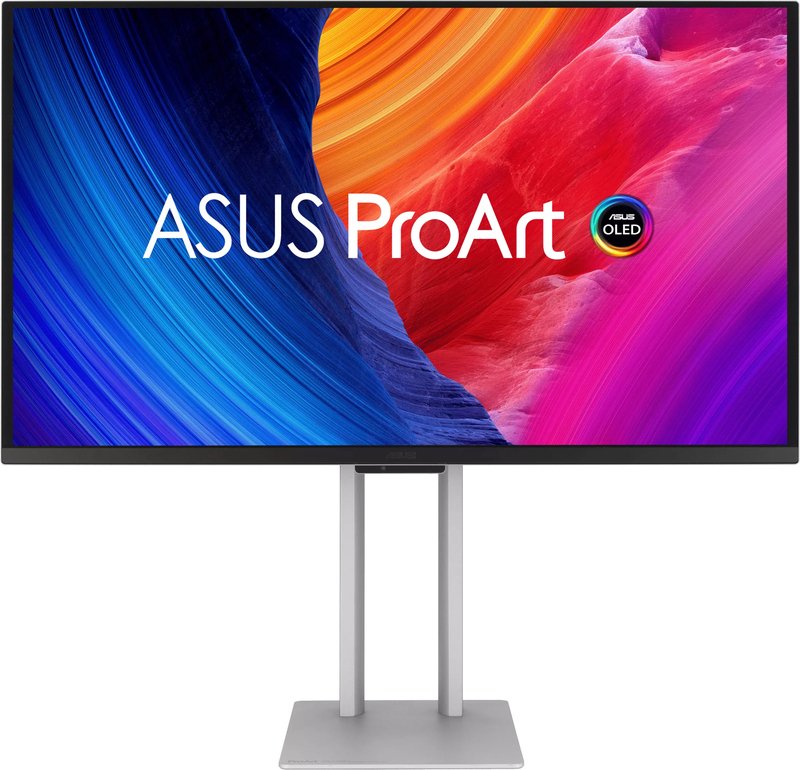 Asus proart oled pa27ucdmr 26 5 4k - ASUS ProArt OLED PA27UCDMR 26.5" Monitor (zilver)