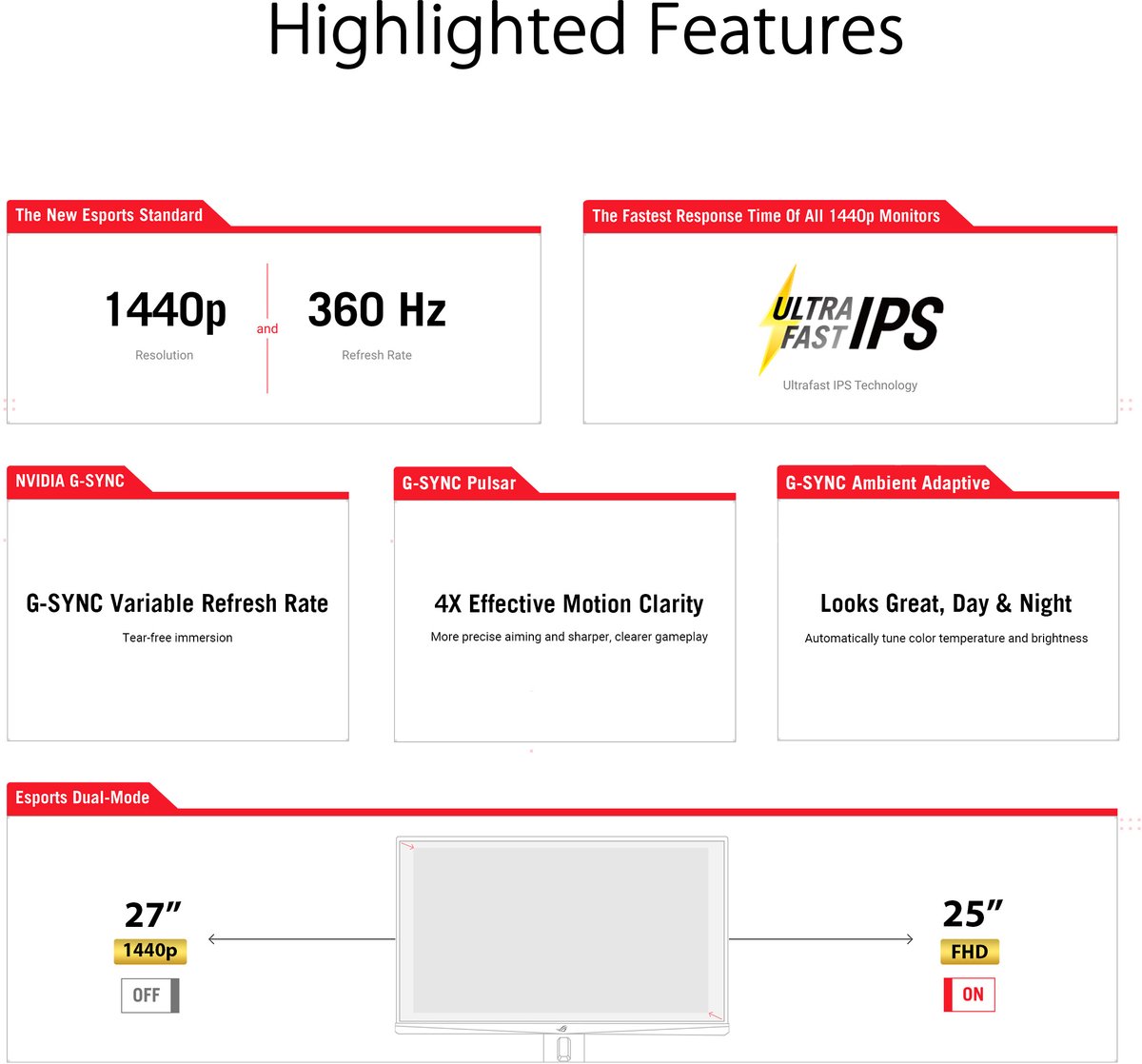 ROG Strix XG27AQNGV 27" Monitor (Black) - afbeelding 6