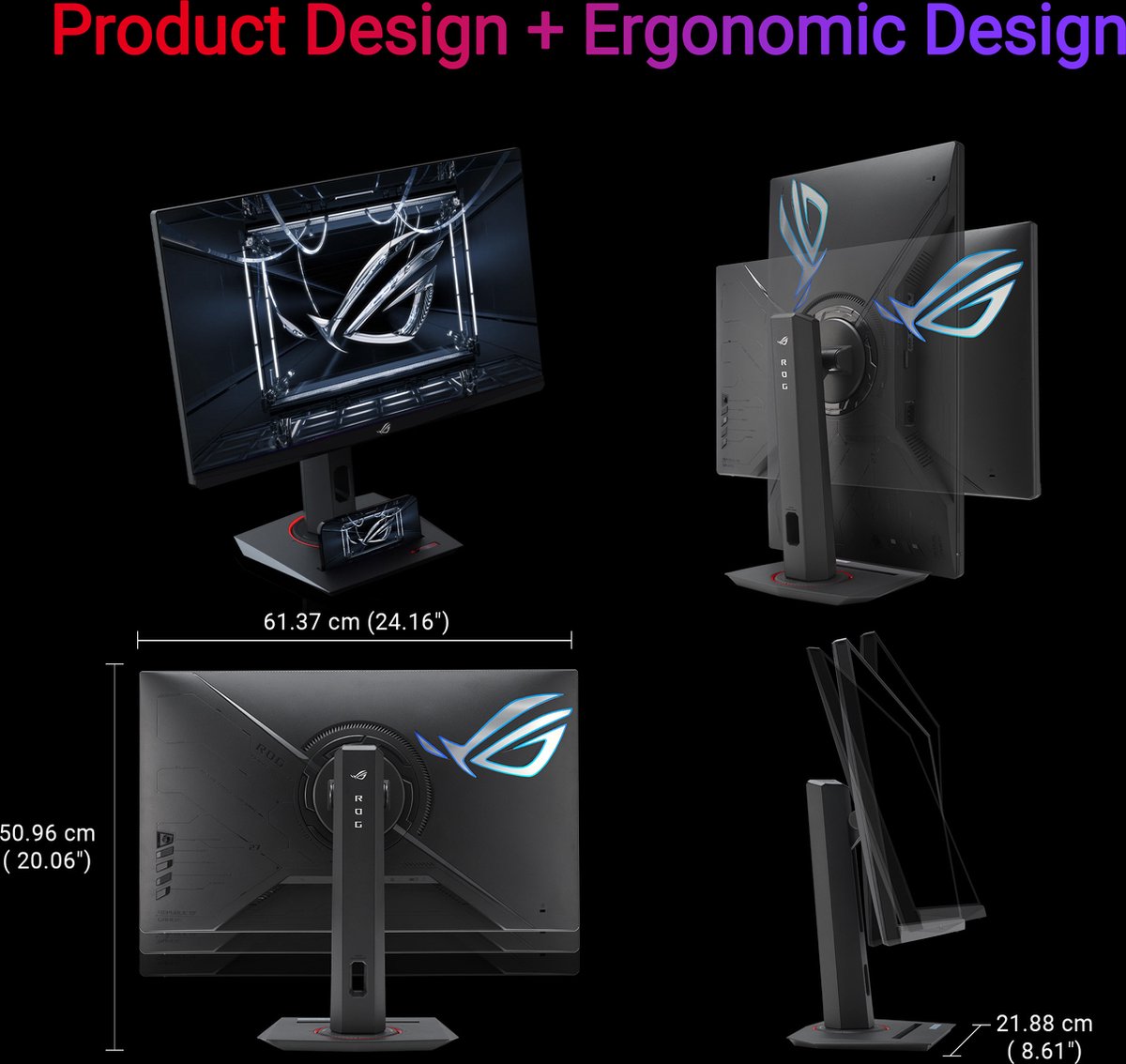 Asus Rog Strix Xg27Acg - Qhd Gaming Monitor - G-Sync Compatible - Usb Type-C - - afbeelding 10