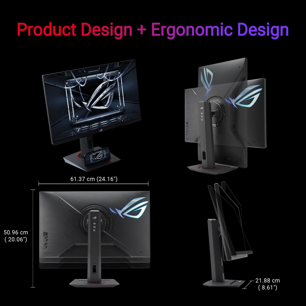 Asus Rog Strix Xg27Acmg - Qhd Ips Gaming Monitor - 270Hz - 1Ms - 15W Usb Type-C - afbeelding 6