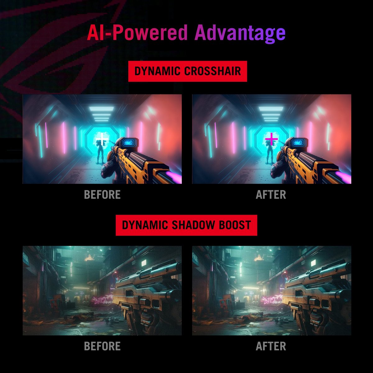 Asus Rog Strix Xg27Acs - Qhd Ips Gaming Monitor - 180Hz - Usb-C - G-Sync - afbeelding 8