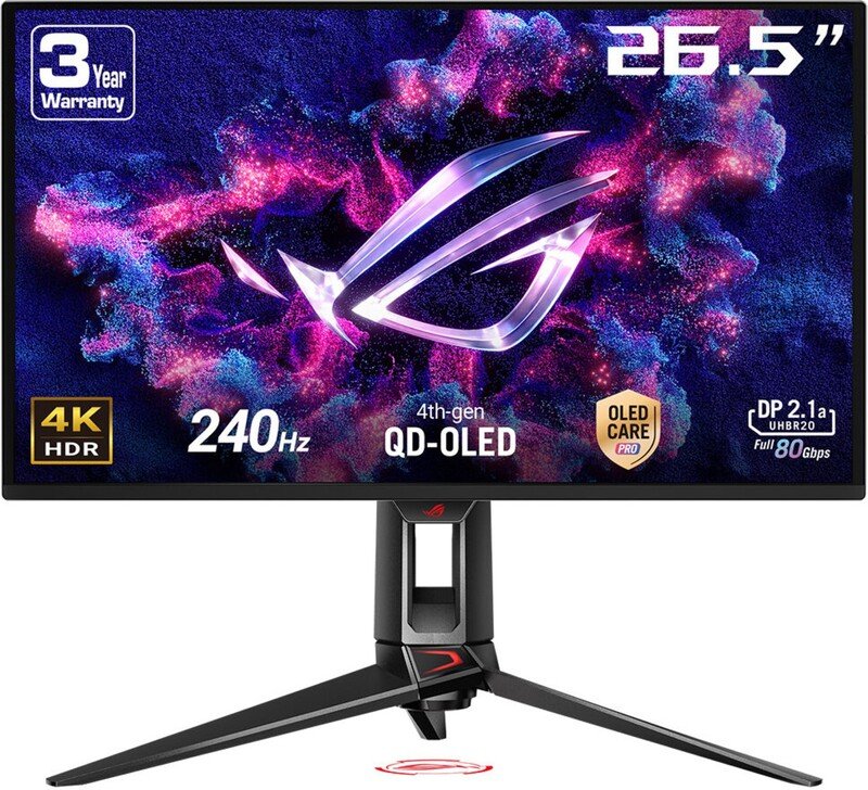 Asus rog swift qd oled pg27ucdm 26 - ASUS Rog Swift Pg27Ucdm 27" Monitor (Black)