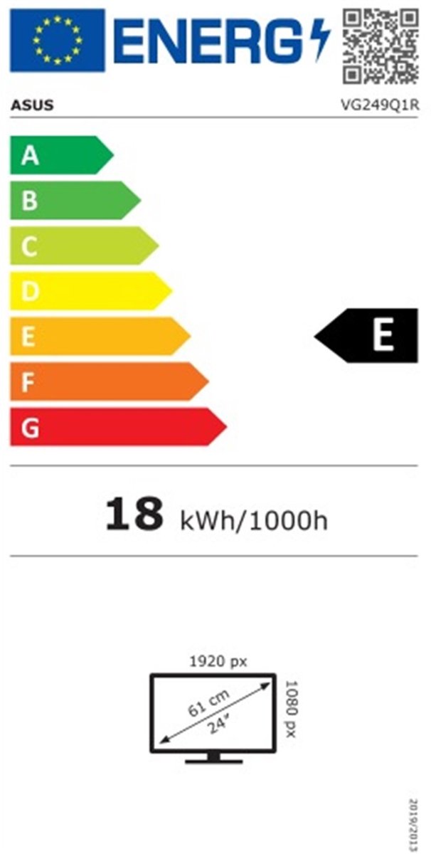 Asus Tuf Gaming Vg249Q1R - Full Hd Gaming Monitor - 165Hz - Ips - 23.8 Inch - afbeelding 6