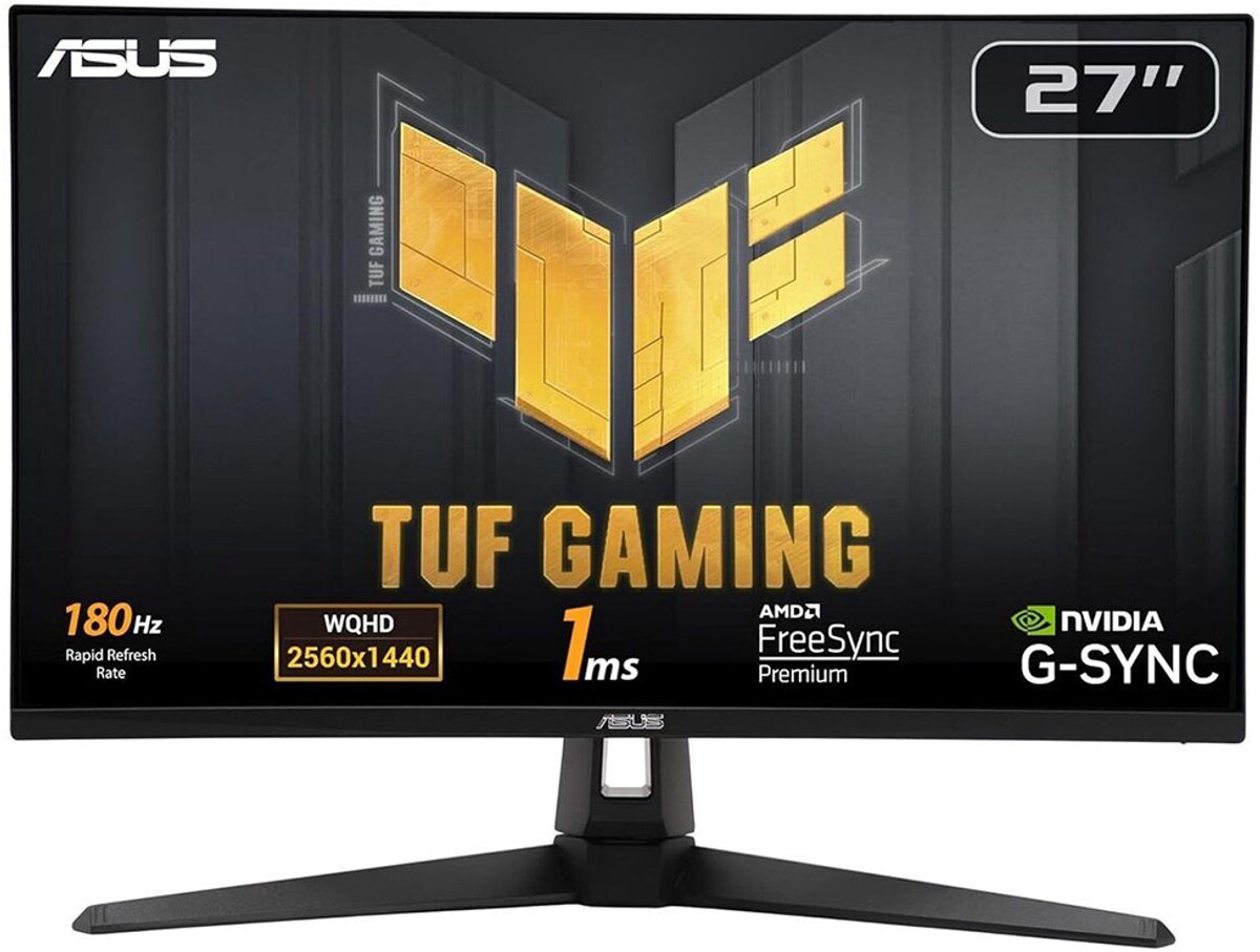 Asus Tuf Gaming Vg27Aq3A - Qhd Ips 180Hz Monitor - 27 Inch - afbeelding 8