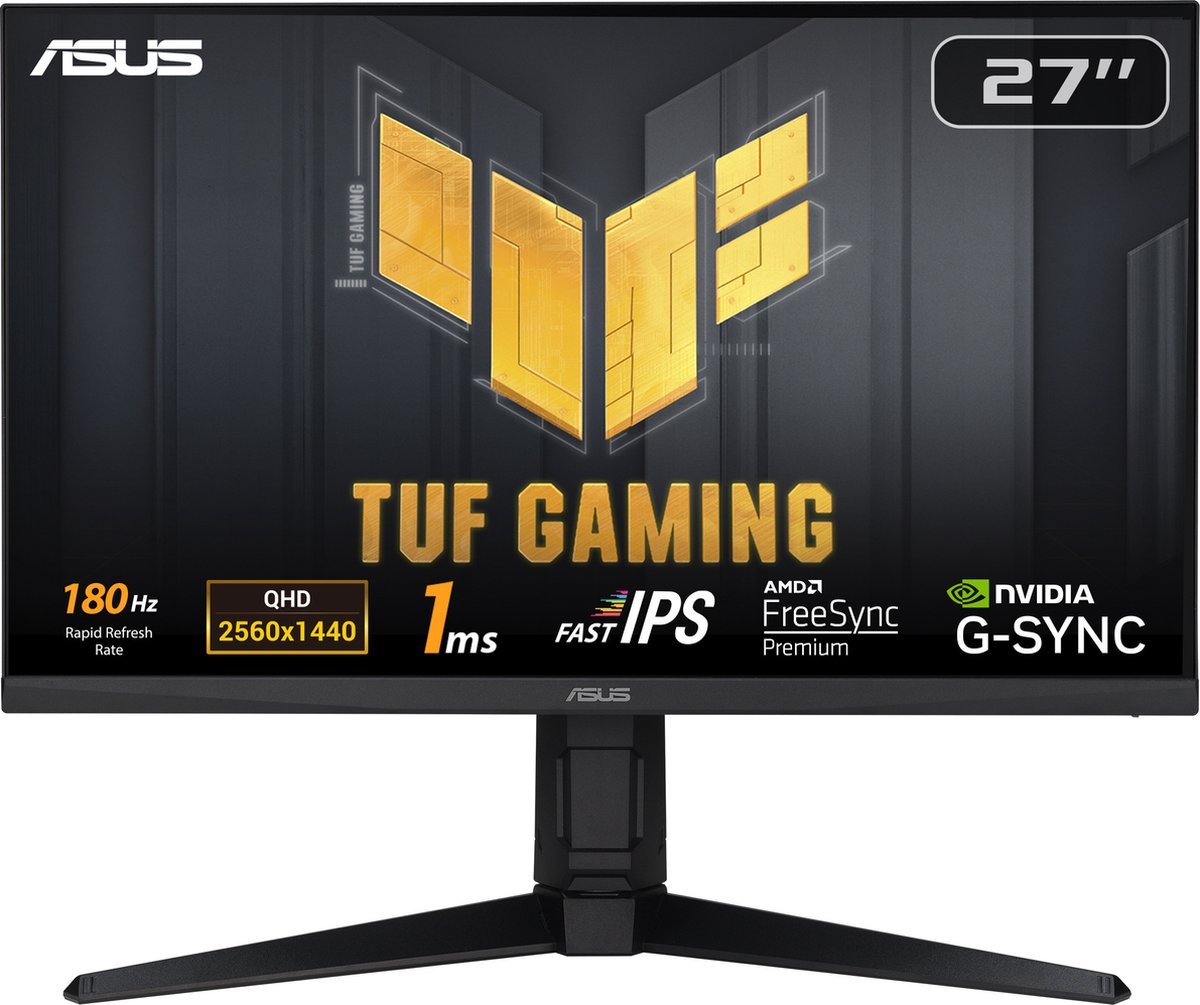 ASUS Asus Tuf Gaming Vg27Aql3A - Qhd Fast Ips 180Hz Monitor - 27 Inch