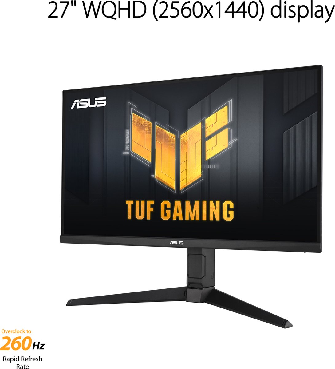 Asus Tuf Gaming Vg27Aqml1A - Wqhd Gaming Monitor - 260Hz - Ips - 27 Inch - afbeelding 9