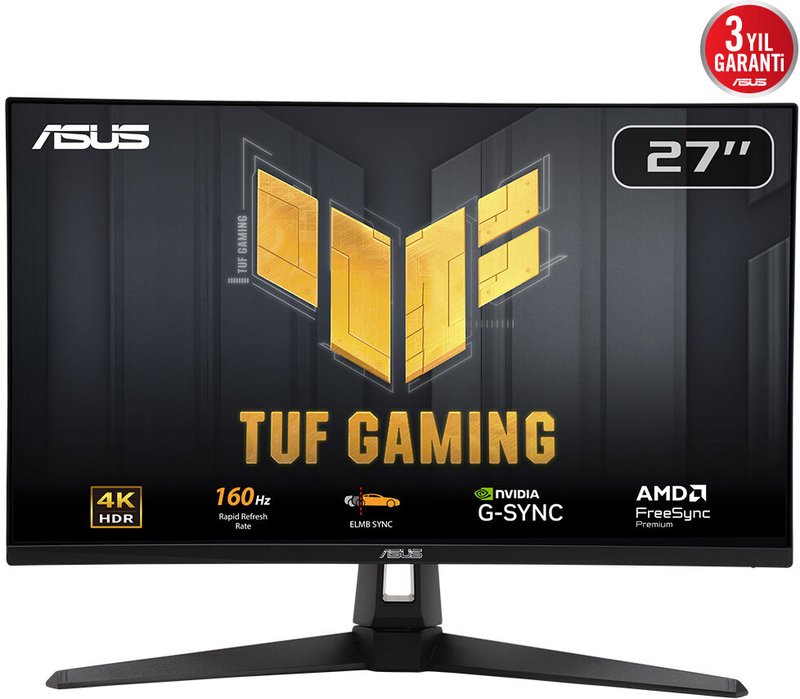 Asus tuf vg27uq1a 27 4k uhd monitor - ASUS Tuf Vg27Uq1A 27" Monitor (Black)