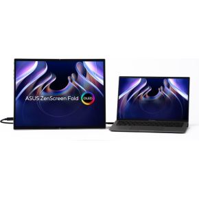 ZenScreen Fold MQ17QH 17.3" Monitor (Silver) - afbeelding 2