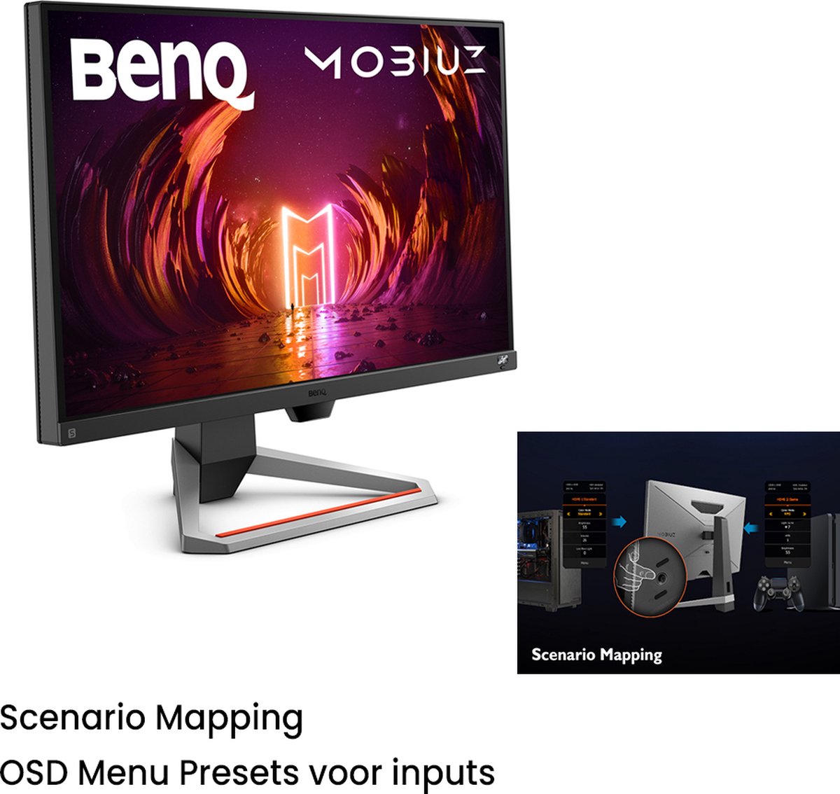 MOBIUZ EX2710S 27" Monitor (Dark Grey) - afbeelding 7