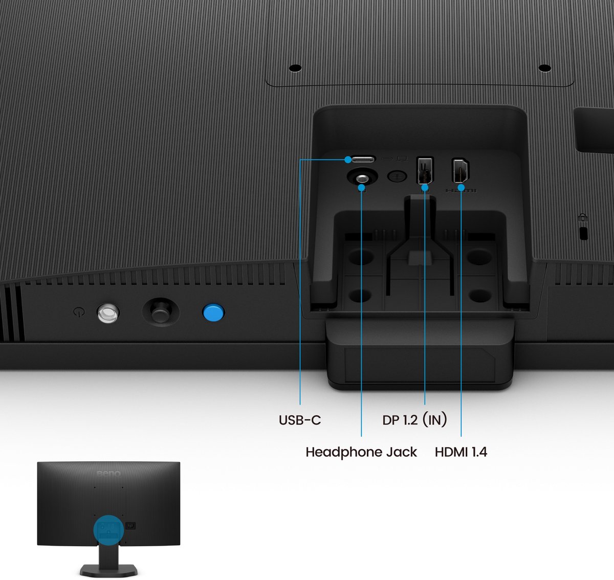 GW2490C Eye-Care 23.8" Monitor (Black) - afbeelding 4