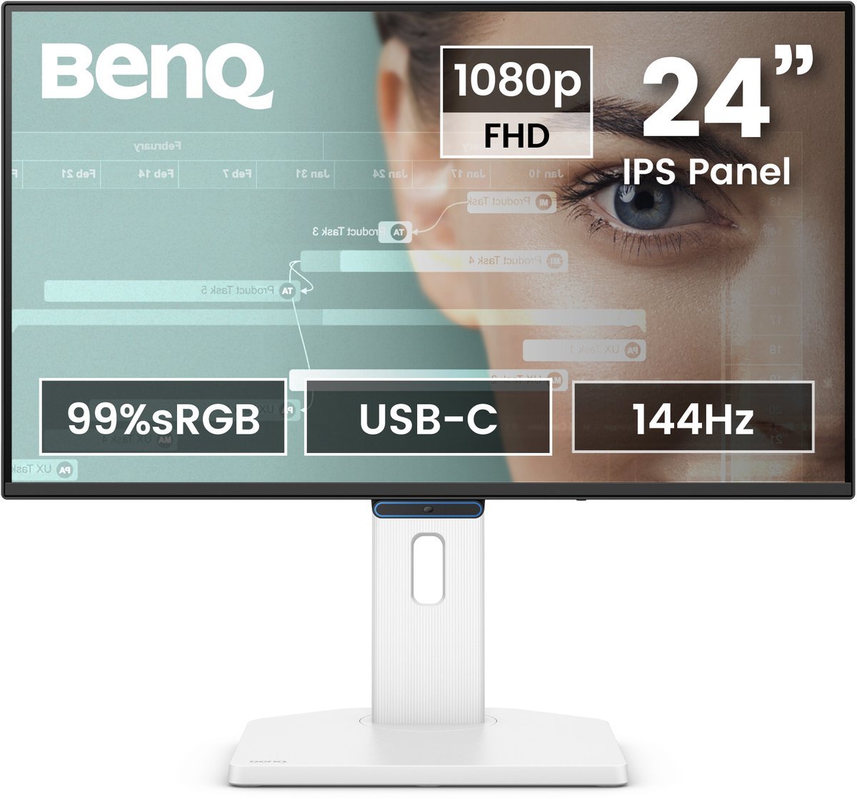 Benq Full Hd 24 Inch Eyecare Monitor Gw2490Tc - Beeldscherm 144Hz - Ips - Full