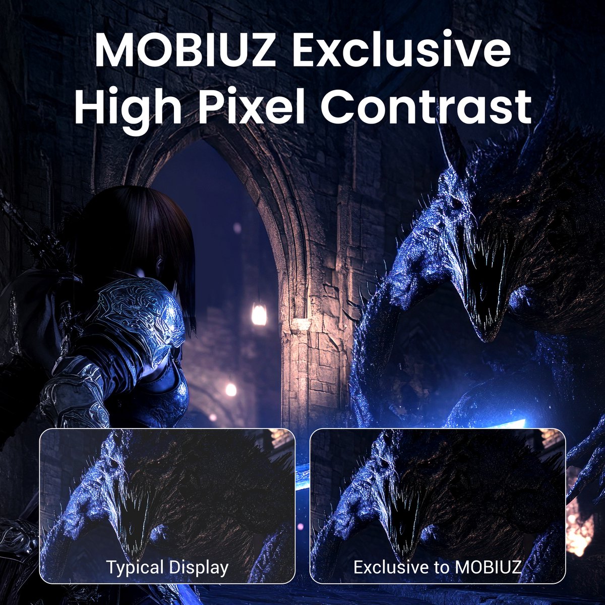 BenQ EX271QZ MOBIUZ OLED gaming monitor, productafbeelding 7