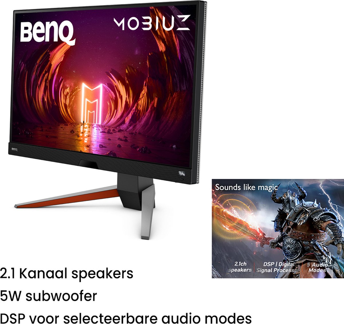 MOBIUZ EX2710Q 27" Monitor (Black) - afbeelding 4