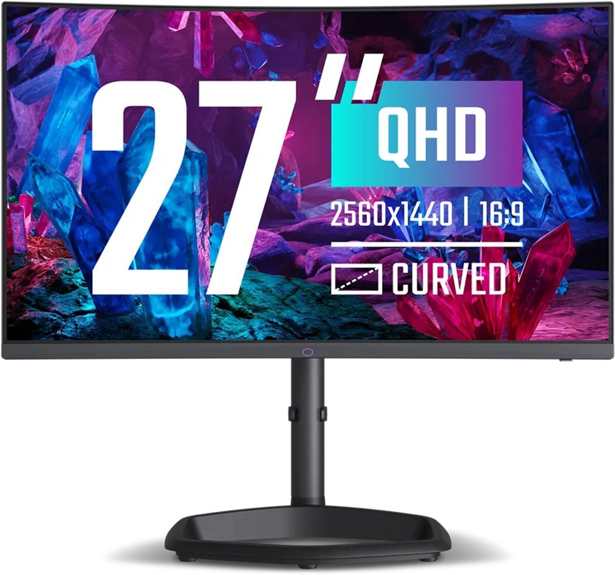 Cooler Master Cooler Master Gm27Qp-Ek - Led-Monitor 27'' Va - Curved (1500R) - 2560 X 1440 Qhd - 240 Hz - 1 Ms - 400 Cd/M² - 2500:1 - Zwart