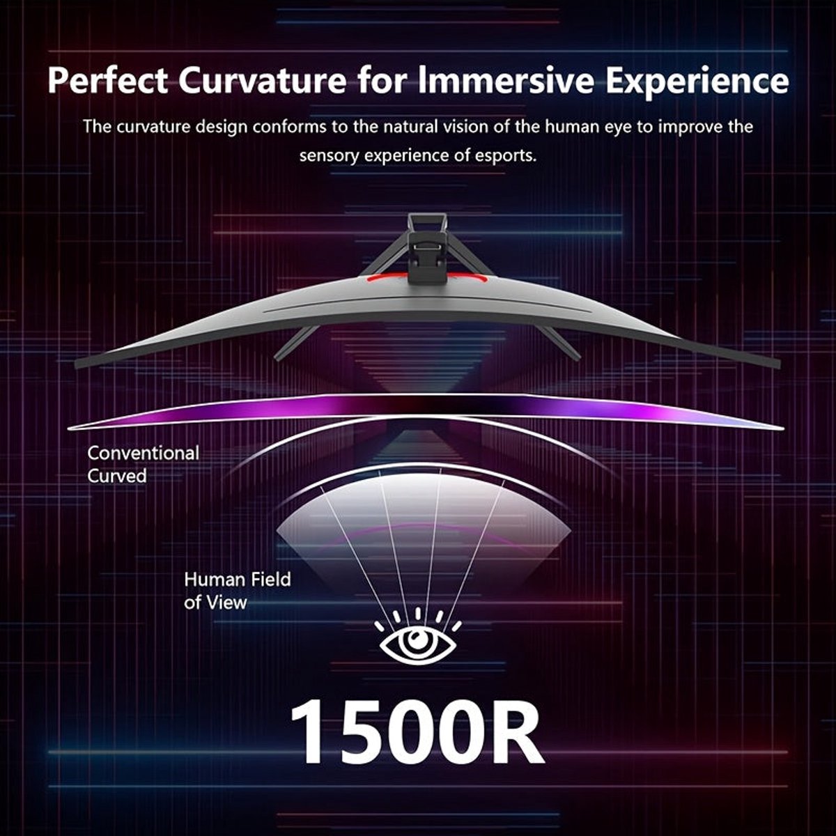 Curved Monitor – Gaming Monitor – Ultrawide Monitor – Pc Scherm – 34 Inch – - afbeelding 5