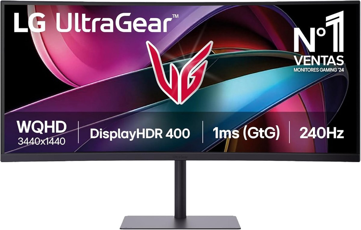34" UltraWide QHD 240Hz VA gebogen monitor