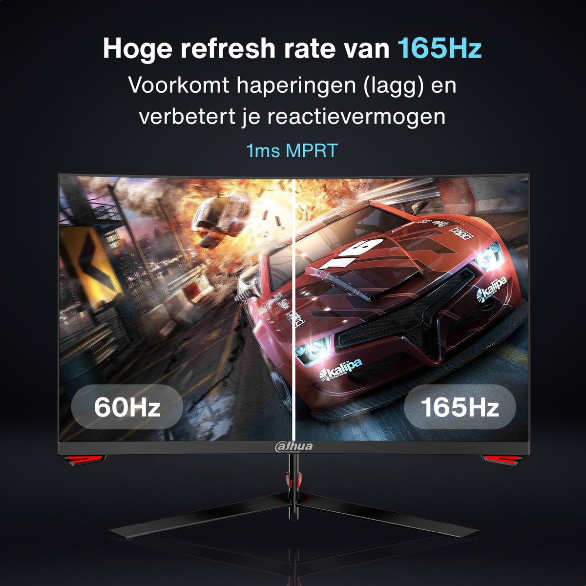 Dahua lm24 e230c curved full hd va 3 orig - Dahua LM24-E230C 23.6" Monitor (zwart)