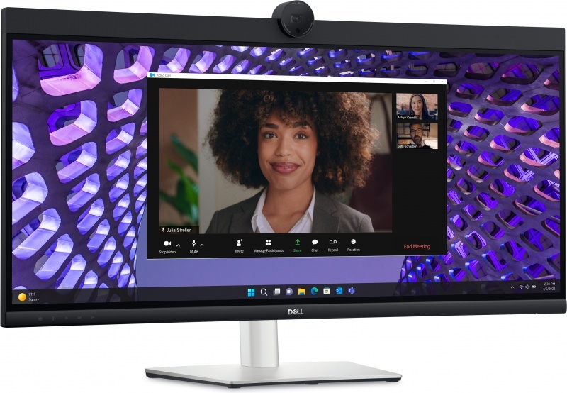 Dell p series p3424web computer mon 2 orig - Dell P3424WEB 34" Curved Video Conferencing Monitor