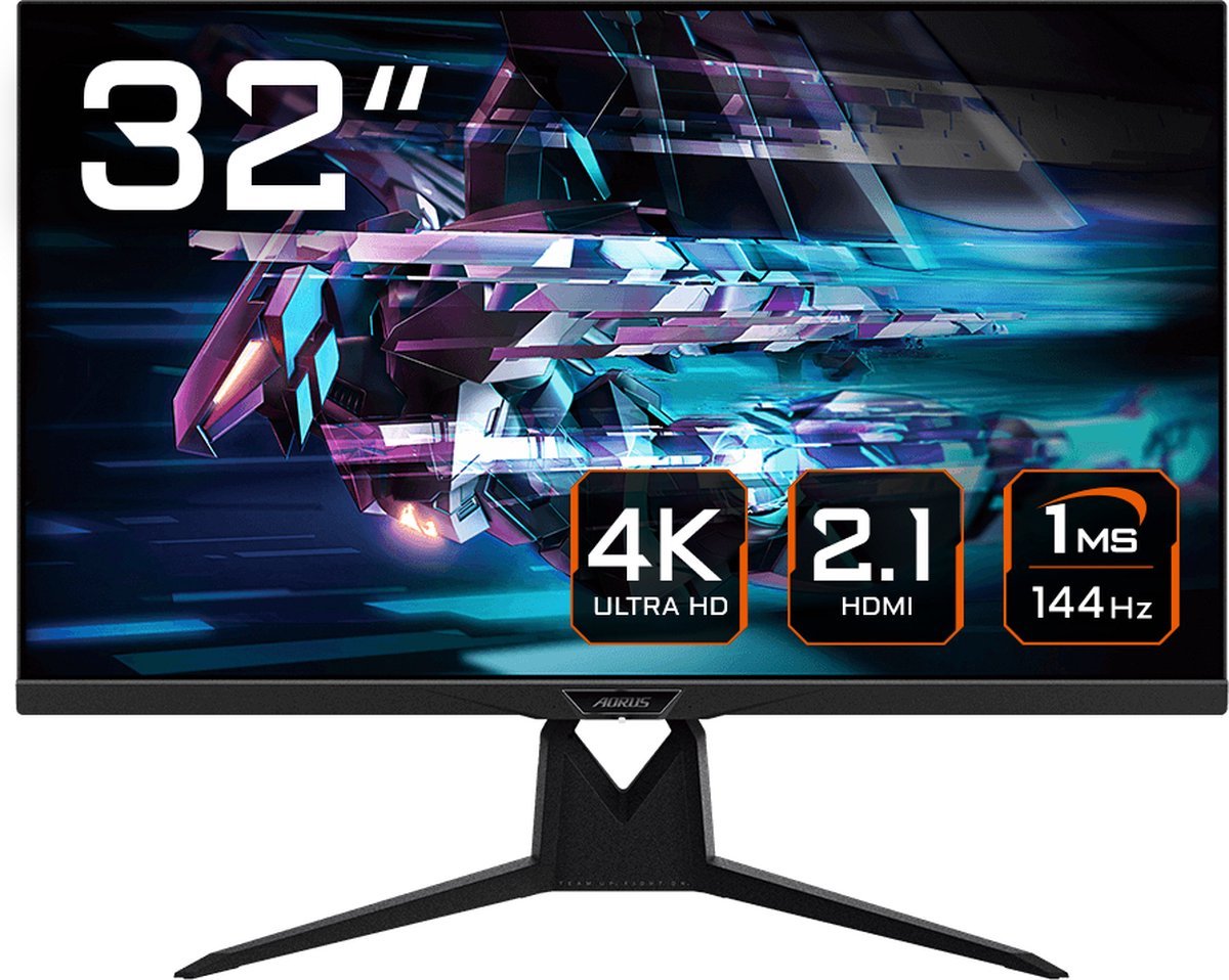 Gigabyte Gigabyte Aorus Fi32U - 4K Hdmi 2.1 Gaming Monitor - 32 Inch