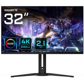Gigabyte Gigabyte Aorus Fo32U2P - 4K Oled Gaming Monitor - Dp 2.1 - 240Hz - 32 Inch