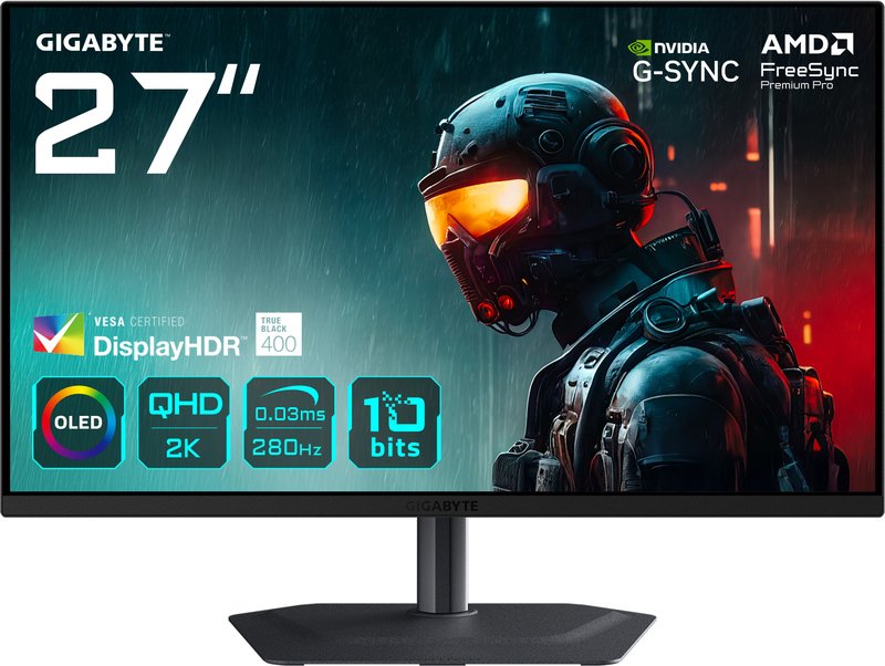 Gigabyte mo27q2a 2k qhd qd oled monitor - GIGABYTE MO27Q2A Quad 27" Monitor (Black)