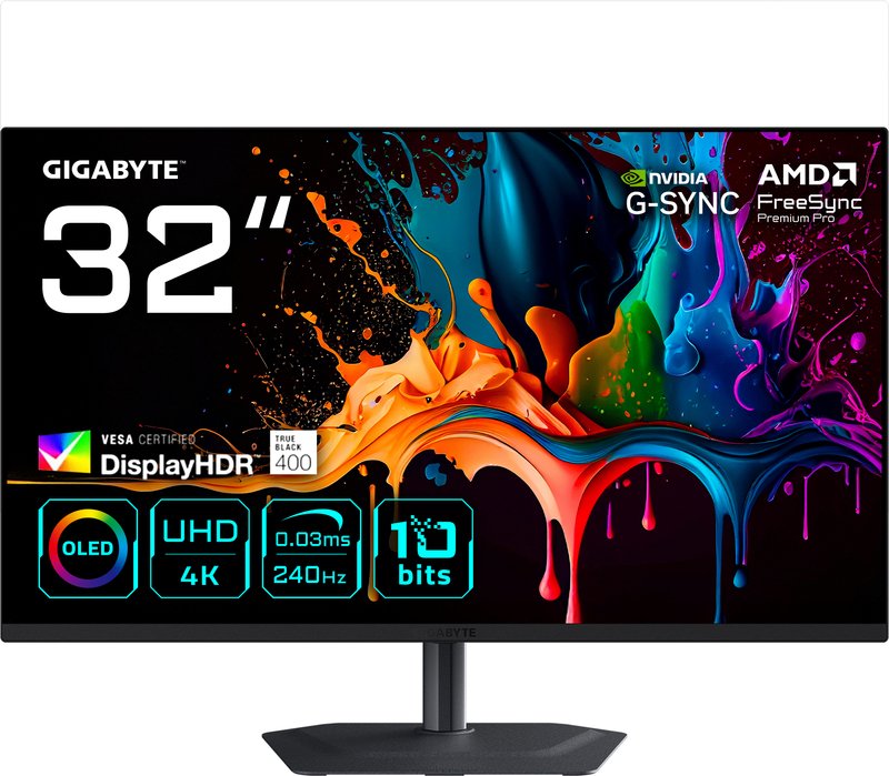 Gigabyte mo32u2 31 5 4k uhd monitor - GIGABYTE MO32U2 31.5" Monitor (Black)