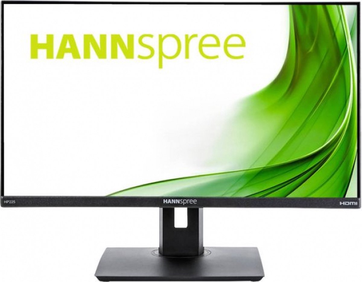 Hannspree hp225hfb led monitor energiela 12 orig - Hannspree Hp225Hfb LED-Monitor Energielabel D 21.45" Monitor (zwart)
