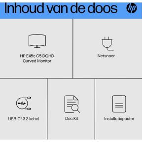 E45c G5 44.5" Monitor (Black/Silver) - afbeelding 6