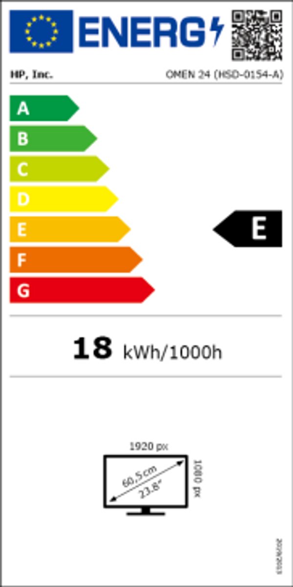 Hp Omen 24 - Full Hd Gaming Monitor - 165Hz - 24 Inch - afbeelding 10