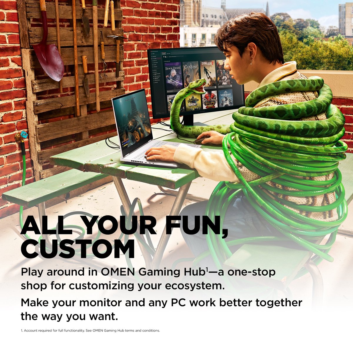 Hp Omen 24 - Full Hd Gaming Monitor - 165Hz - 24 Inch - afbeelding 8