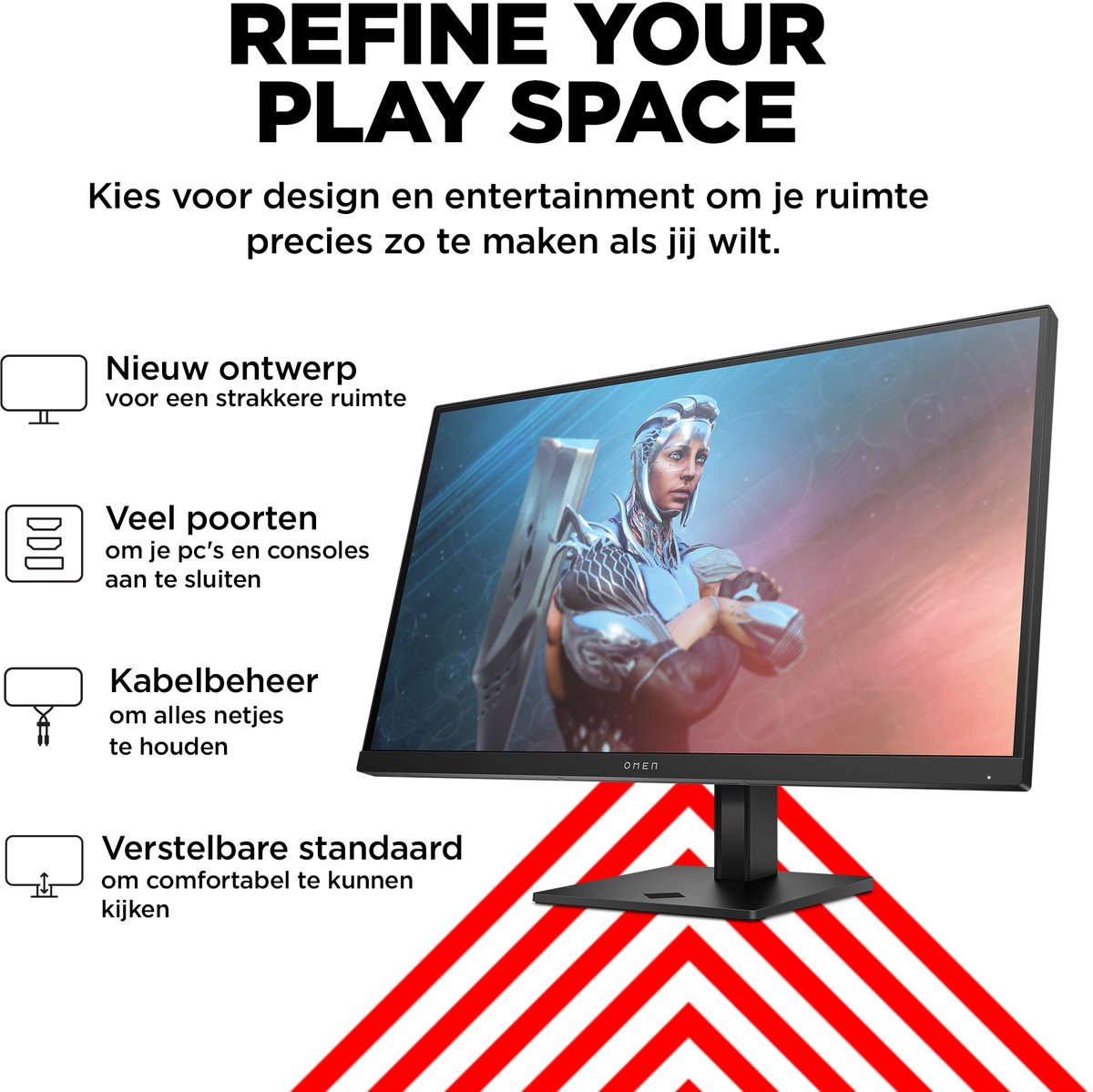 OMEN by HP 27 inch FHD 165Hz Gaming Monitor - afbeelding 4