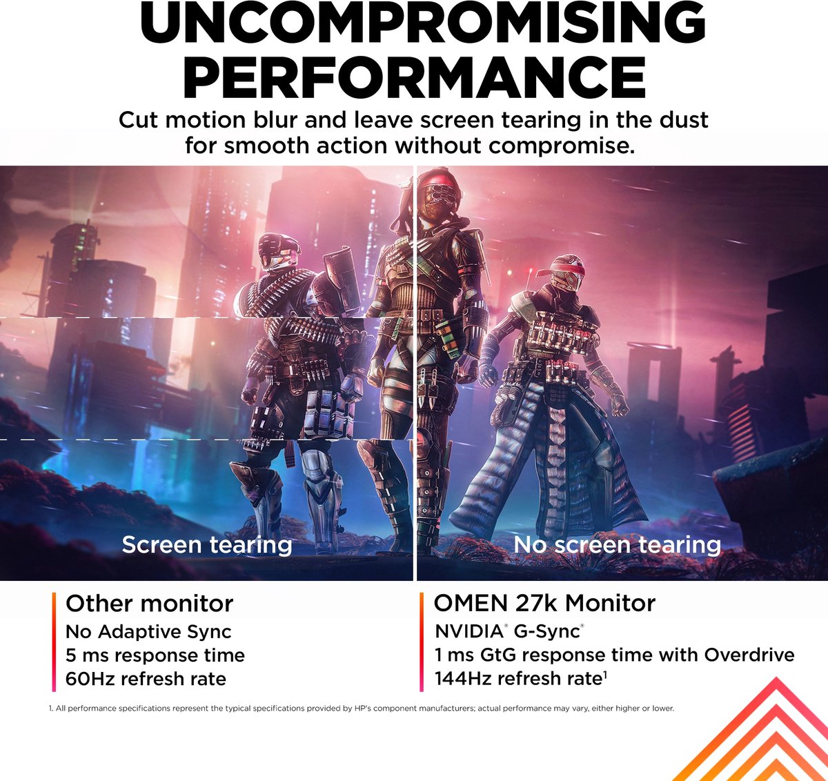 Hp Omen 27K - 4K Ips 144Hz Gaming Monitor - 27 Inch - afbeelding 5