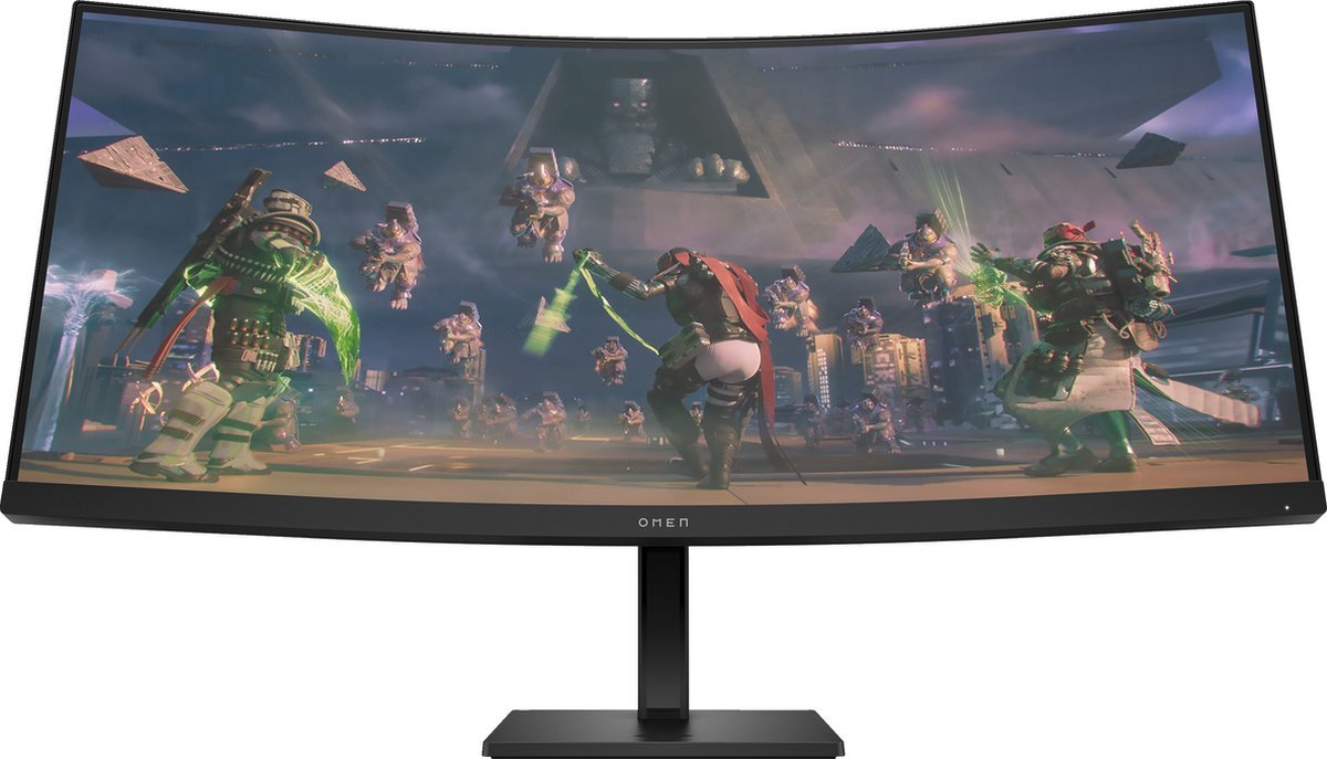 HP Hp Omen 34C - Qhd Va Ultrawide Curved 165Hz Gaming Monitor - 34 Inch