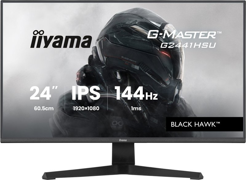 Iiyama g master black hawk g2441hsu b - iiyama G-Master G2441Hsu-B1 Black Hawk 23.8" Monitor (Black)