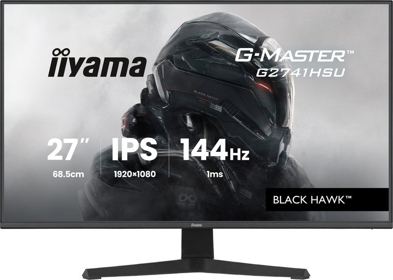 Iiyama g master black hawk g2741hsu b - iiyama G-Master G2741Hsu-B1 Black Hawk 27" Monitor (Black)
