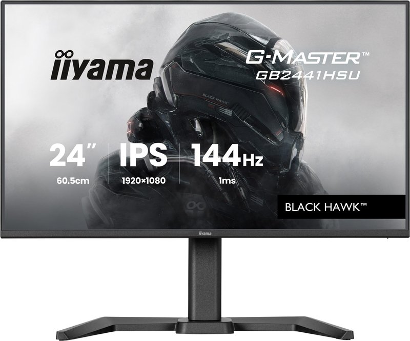 Iiyama g master black hawk gb2441hsu - iiyama G-Master Gb2441Hsu-B1 Black Hawk 23.8" Monitor (Black)