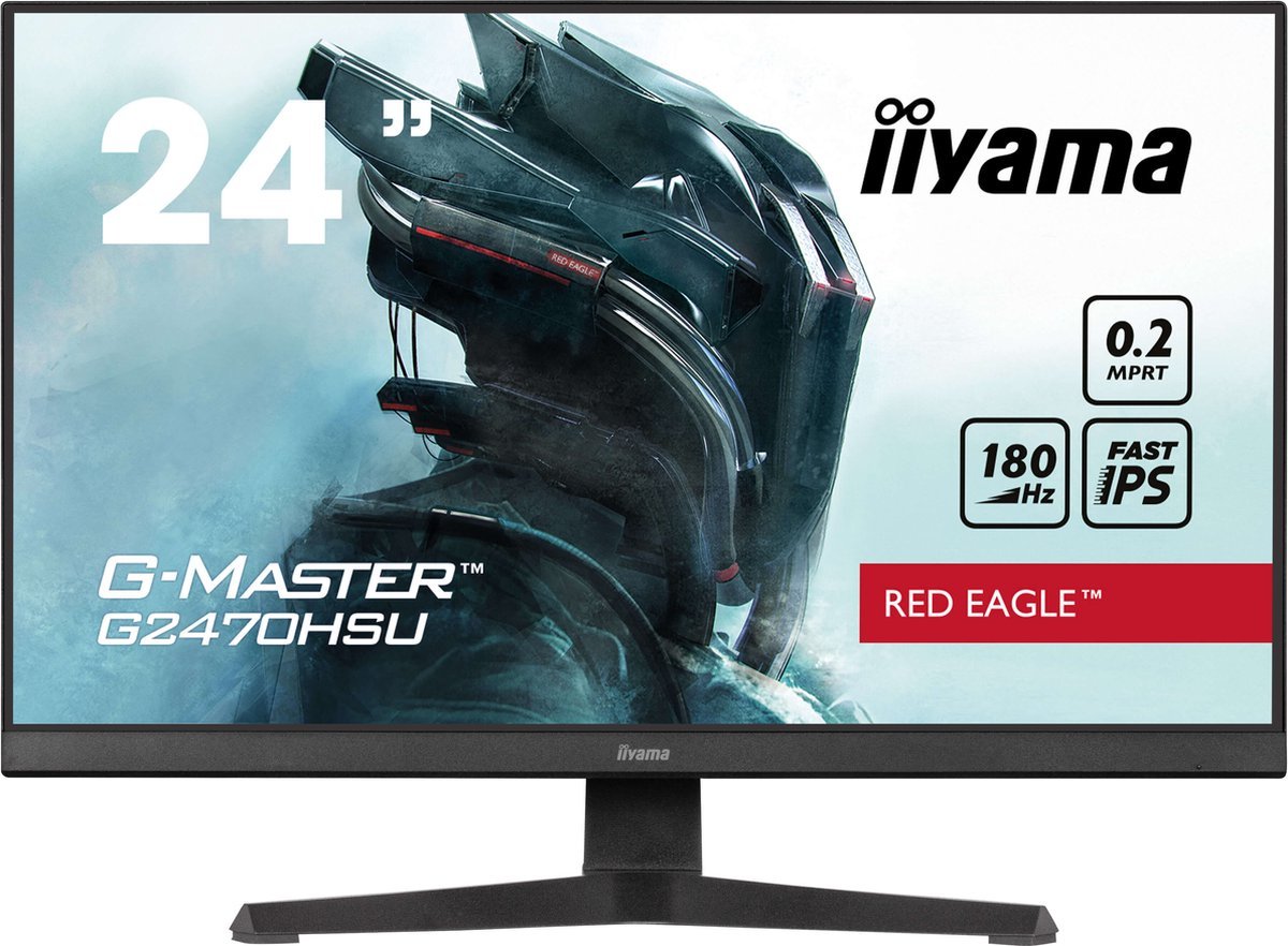 iiyama Iiyama G-Master G2470Hsu-B6 Red Eagle - 24 Inch - Full Hd - Ips - 180 Hz