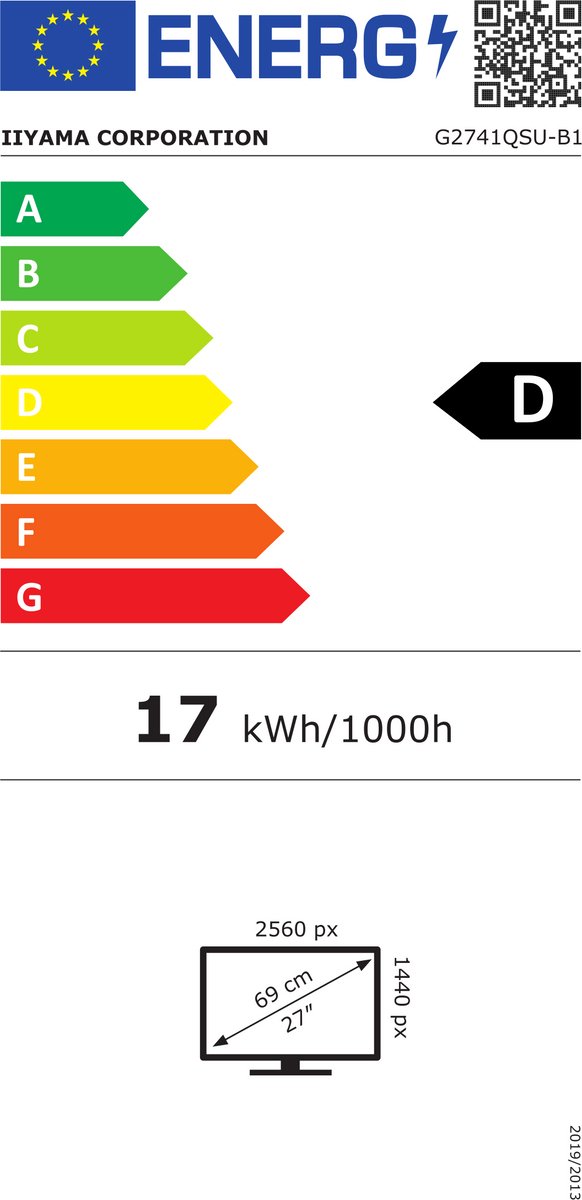 Iiyama G-Master G2741Qsu-B1 Black Hawk - 27 Inch - Qhd - Ips - 144 Hz monitor - afbeelding 4