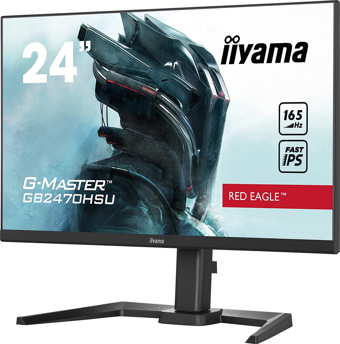 Iiyama G-Master Gb2470Hsu-B5 Red Eagle - 24 Inch - Ips - Full Hd - 165Hz - monitor - afbeelding 10