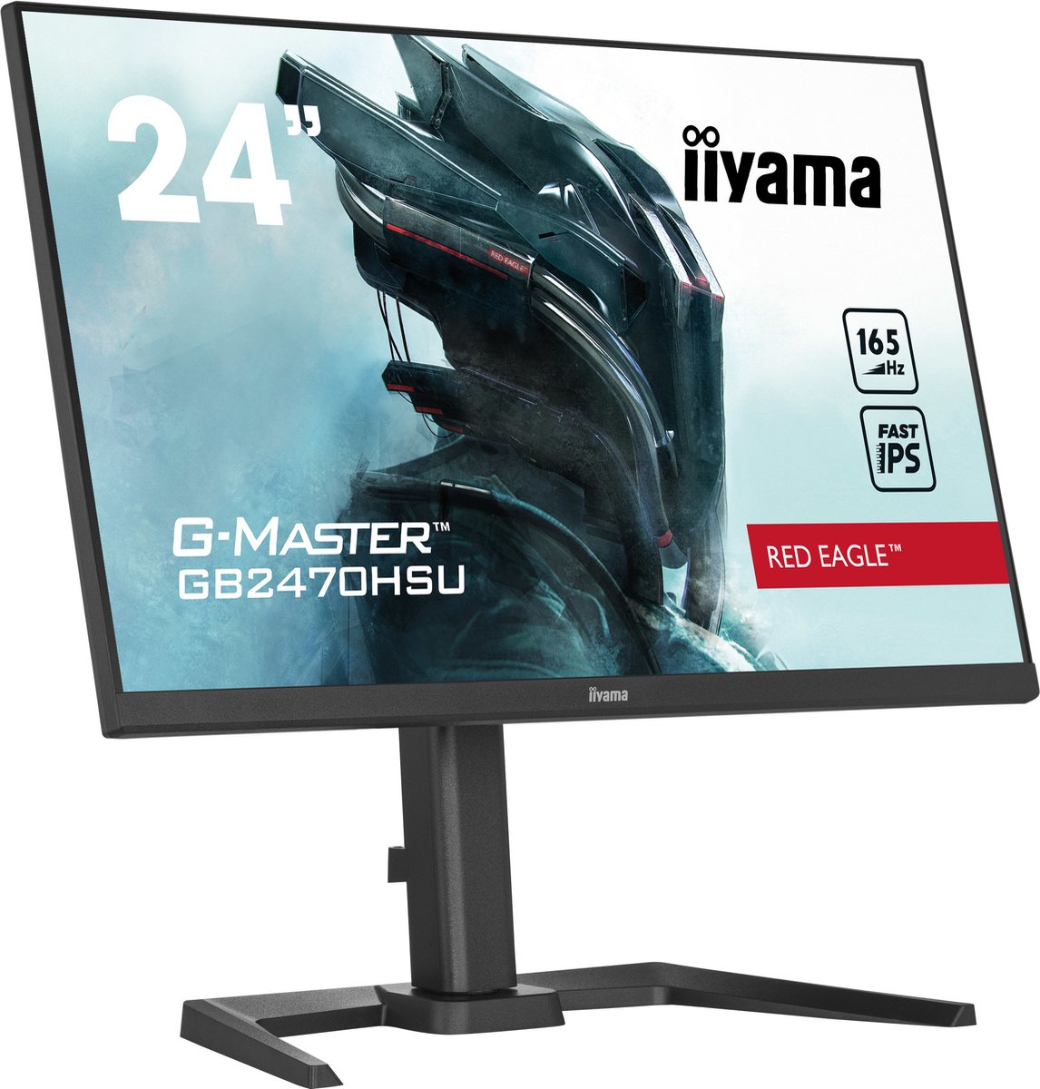 Iiyama G-Master Gb2470Hsu-B5 Red Eagle - 24 Inch - Ips - Full Hd - 165Hz - monitor - afbeelding 5