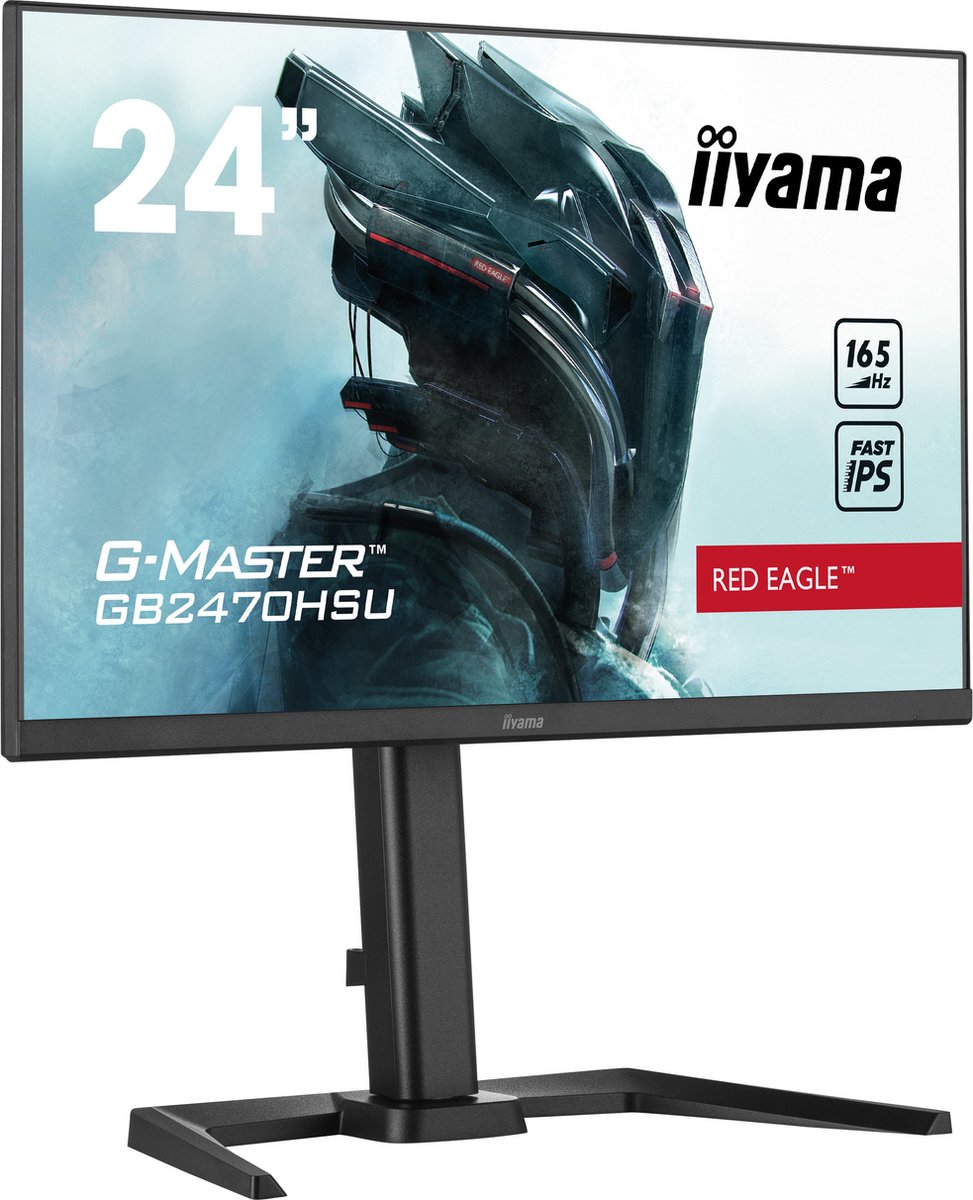 Iiyama G-Master Gb2470Hsu-B5 Red Eagle - 24 Inch - Ips - Full Hd - 165Hz - monitor - afbeelding 7