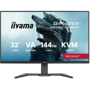 iiyama Iiyama G-Master Gb3261Uhscp-B1 Red Eagle - 32 Inch - 4K - Va - 144 Hz - Verstelbaar - Hdmi 2.1 - Hdr 10