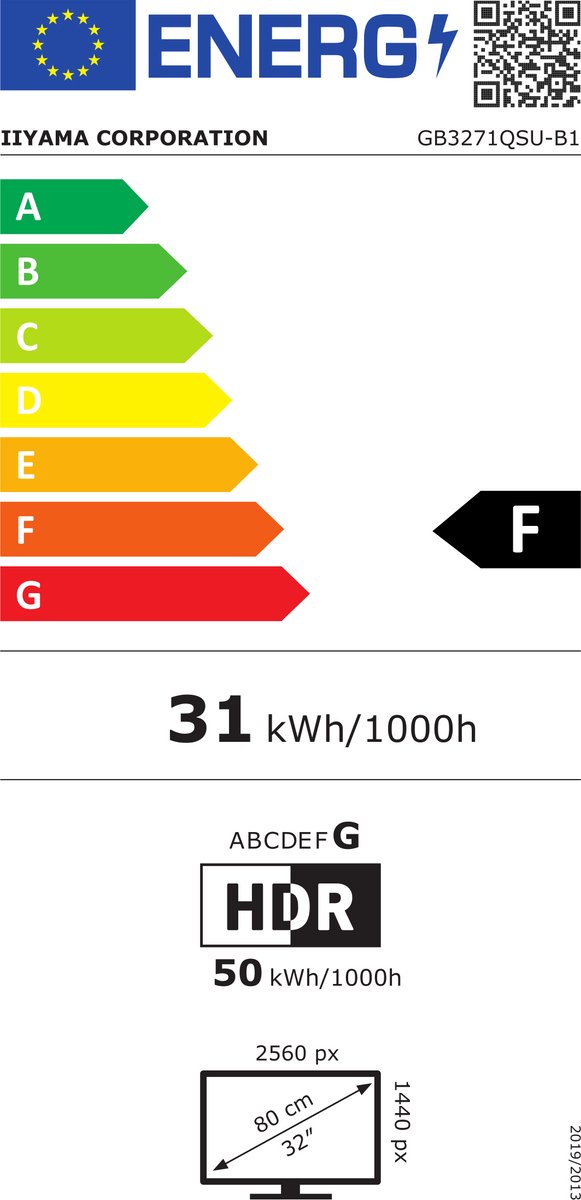 Iiyama G-Master Gb3271Qsu-B1 Red Eagle - 32 Inch - Ips - Qhd - 165Hz - 1Ms - monitor - afbeelding 9