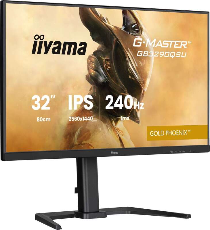 Iiyama g master gold phoenix gb3290qs 2 orig - iiyama G-Master GB3290QSU-B1 Gold Phoenix 31.5" Monitor (Black)