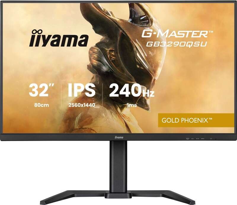 Iiyama g master gold phoenix gb3290qs - iiyama G-Master GB3290QSU-B1 Gold Phoenix 31.5" Monitor (Black)