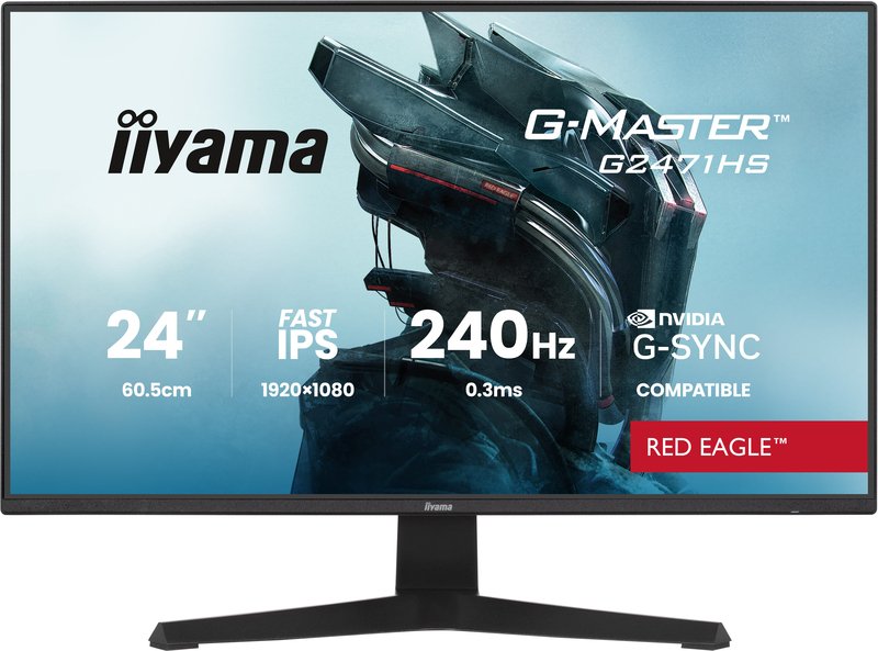 Iiyama g master red eagle g2471hs b1 - iiyama G-Master G2471Hs-B1 Red Eagle 23.8" Monitor (Black)