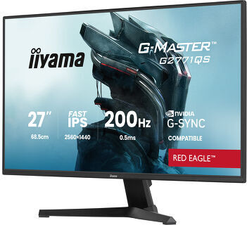 Iiyama g master red eagle g2771qs b1 2 orig - iiyama G-Master G2771Qs-B1 Red Eagle 27" Monitor (Black)